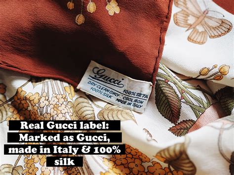 gucci scarf box|FIVE Ways To Authenticate A REAL Gucci Scarf .